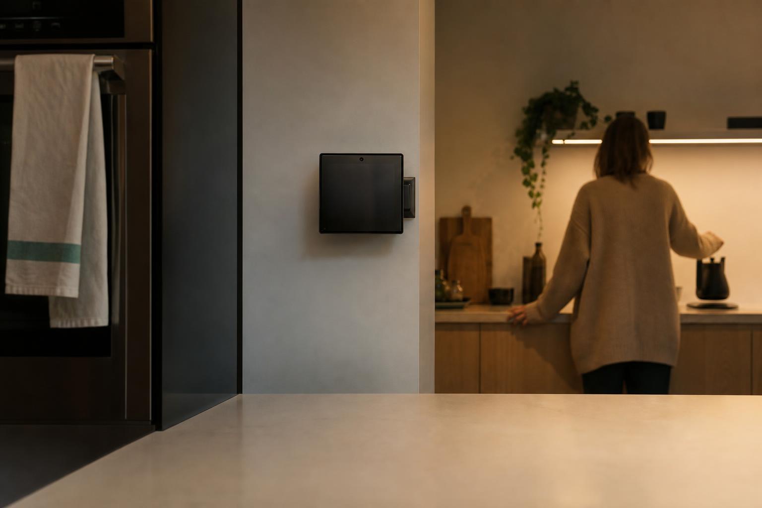 Apple's delayed smart home hub is designed to recognize faces before showing content.