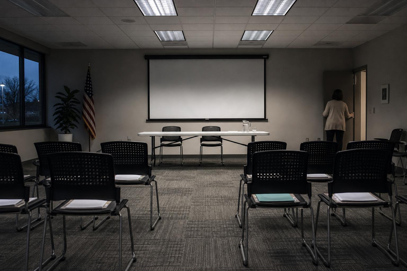 Raleigh's climate committee room stands empty after another meeting without new funding.