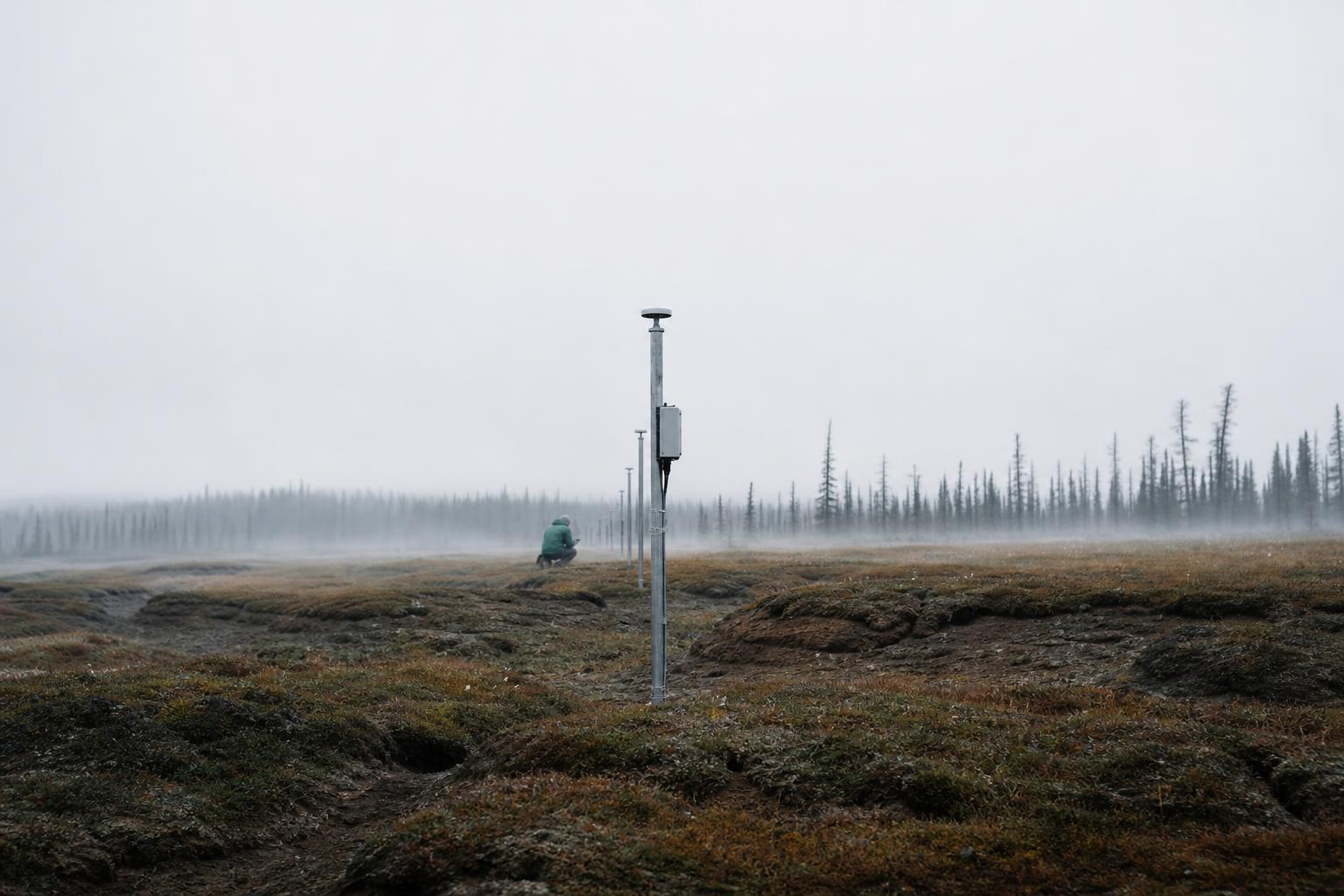 Instruments track permafrost thaw and fire damage left out of national carbon budgets.