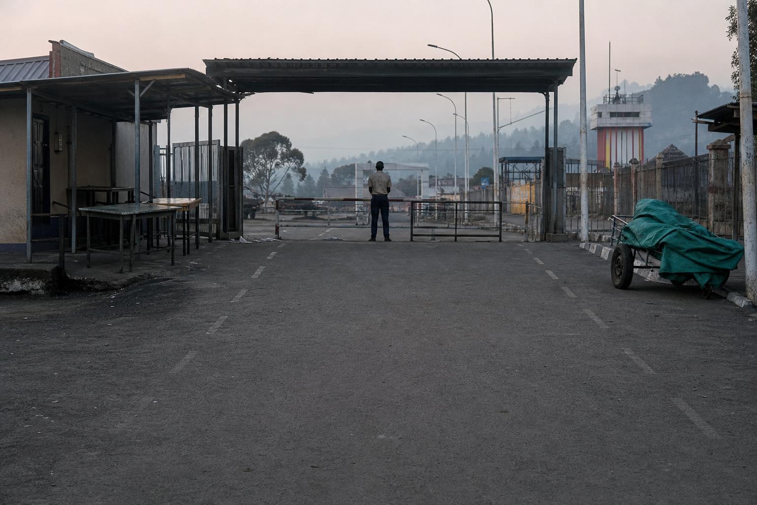 The Goma-Gisenyi border crossing, which officials warn can close without notice.