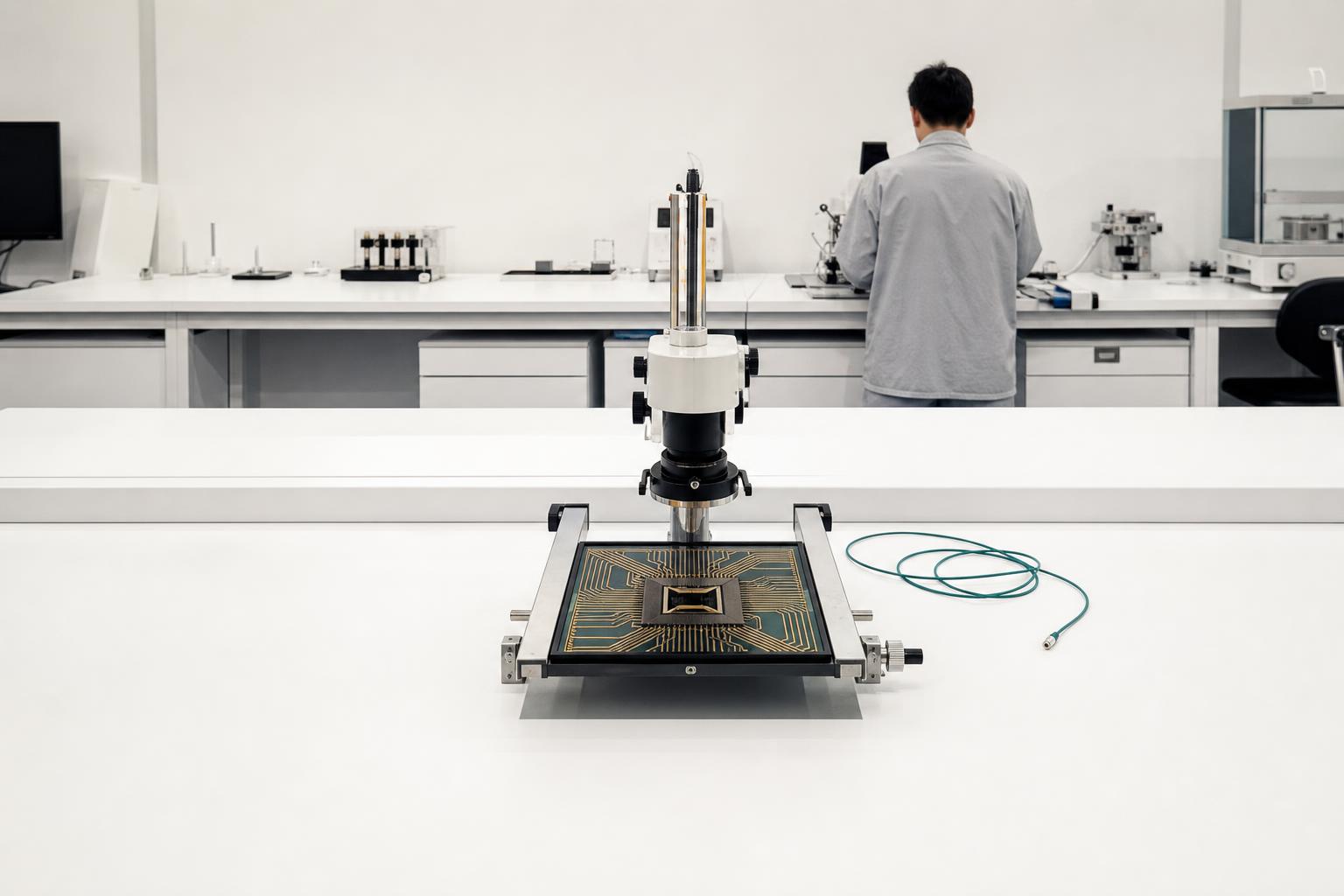 A custom memory socket for AI chips sits empty, awaiting its stack.