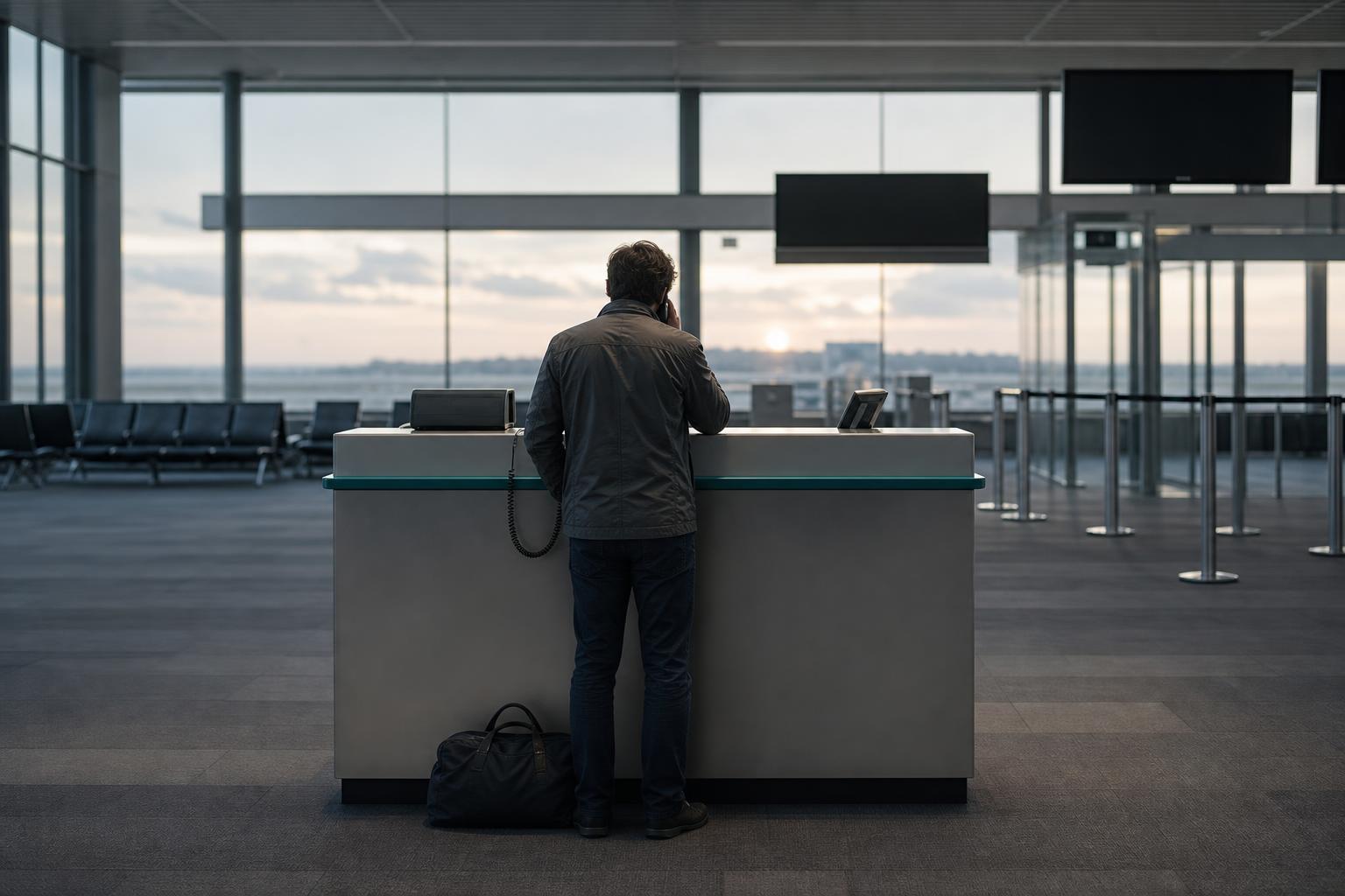 A passenger's late-notice flight home was rebooked without the usual fare difference.